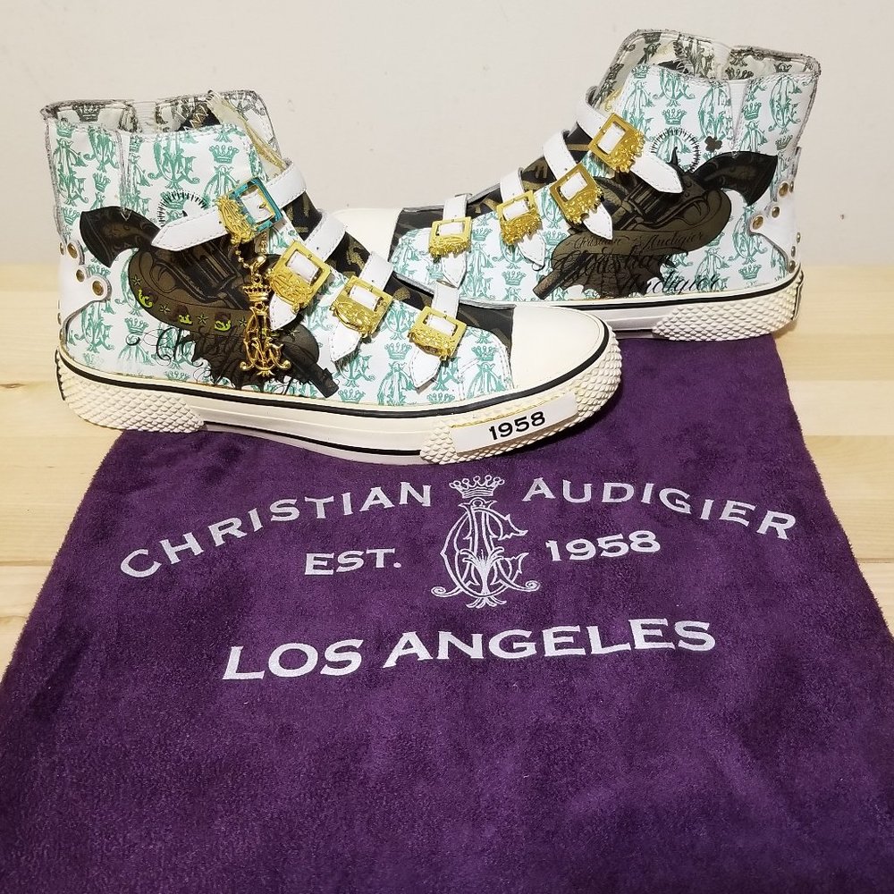 Women's Christian Audigier ED Hardy Mint New SZ 7